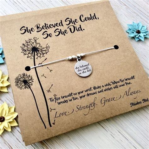 Meaningful graduation gifts for her. Graduation Gift For Her She Believed She Could So She Did ...