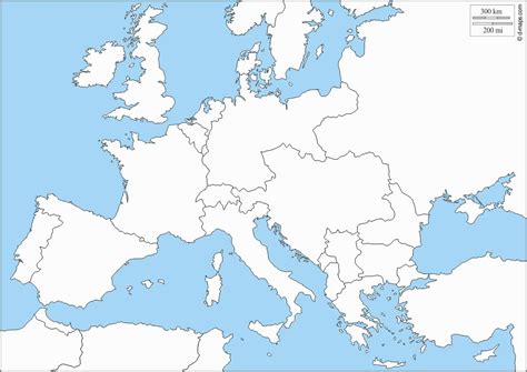 Blank Map Of Europe During Ww1 US States Map