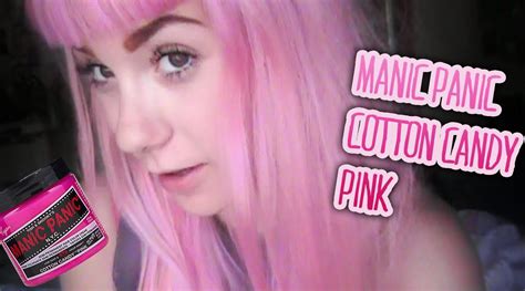 This shade glows under a black light, so we recommend using cotton candy pink on hair that's been lightened to a very light level 9 blonde. MANIC PANIC: Cotton Candy Pink | Pink cotton candy, Pink ...