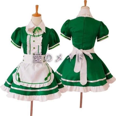 Women Maid Outfit Sweet Gothic Lolita Dresses Anime K On Cosplay