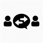 Interaction Icon Dialogue Discussion Consultation Communication Conversation
