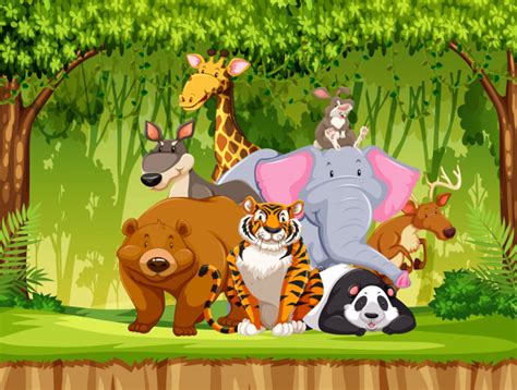 Cartoon Animals Vectors, Photos and PSD files | Free Download