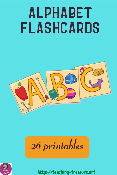 Alphabet Flash Cards Abc Printable Flashcards Toddler And Etsy
