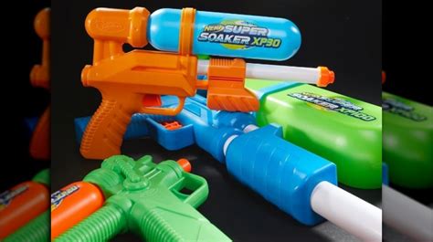 The super soaker comes with five nozzles that give off five different streams of water at once. The scary reason Hasbro is recalling Nerf Super Soakers