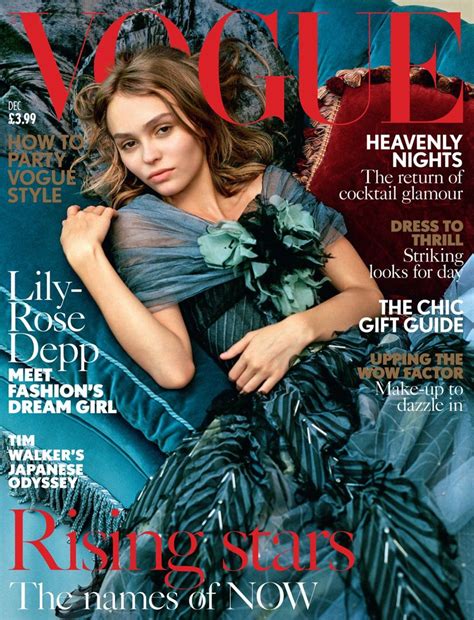 Lily Rose Depp Covers British Vogue December 2016 Fashionandstylepolice