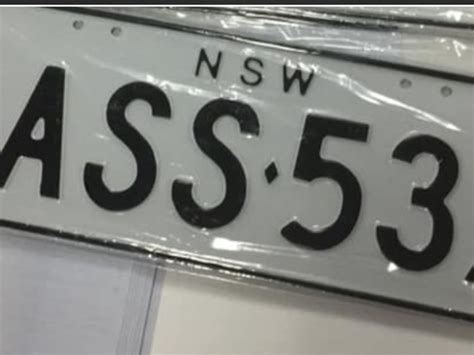 Ass53x I Love Ass Sex Number Plates For Sale Nsw Mrplates
