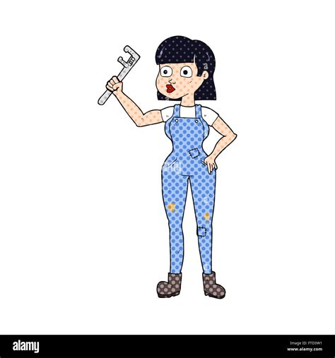 Female Plumber Cartoon Hi Res Stock Photography And Images Alamy