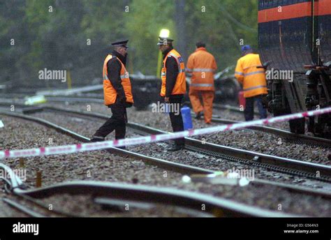 At The Scene Of The Train Crash Near Hatfield Hi Res Stock Photography