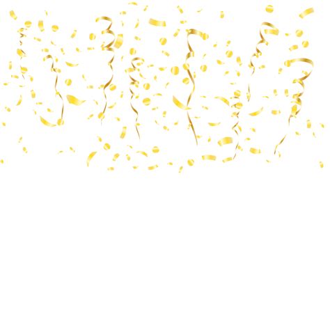 celebration gold confetti vector hd images celebration background template with confetti and