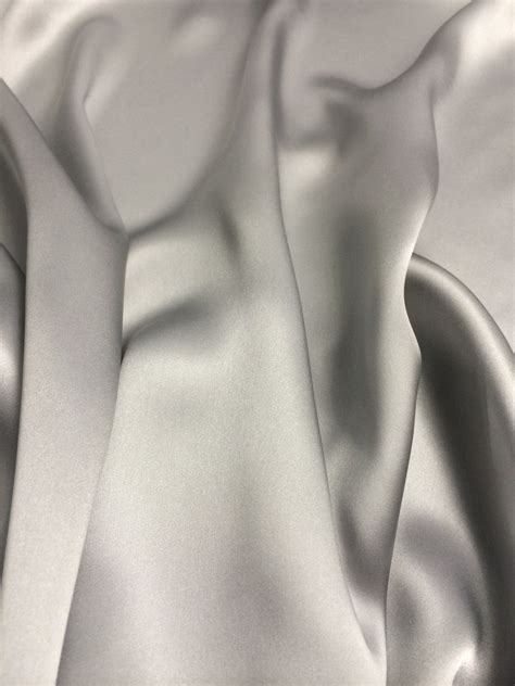 Sew Much Fabric Silk Charmeuse Pearl Grey 2400 Stores