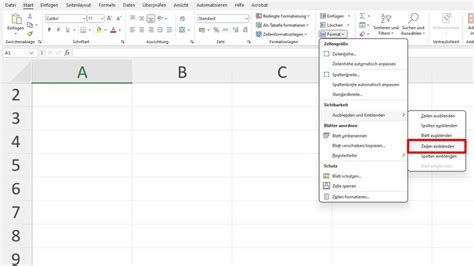 Excel Alle Zeilen Einblenden Einfach Erkl Rt Mit Video