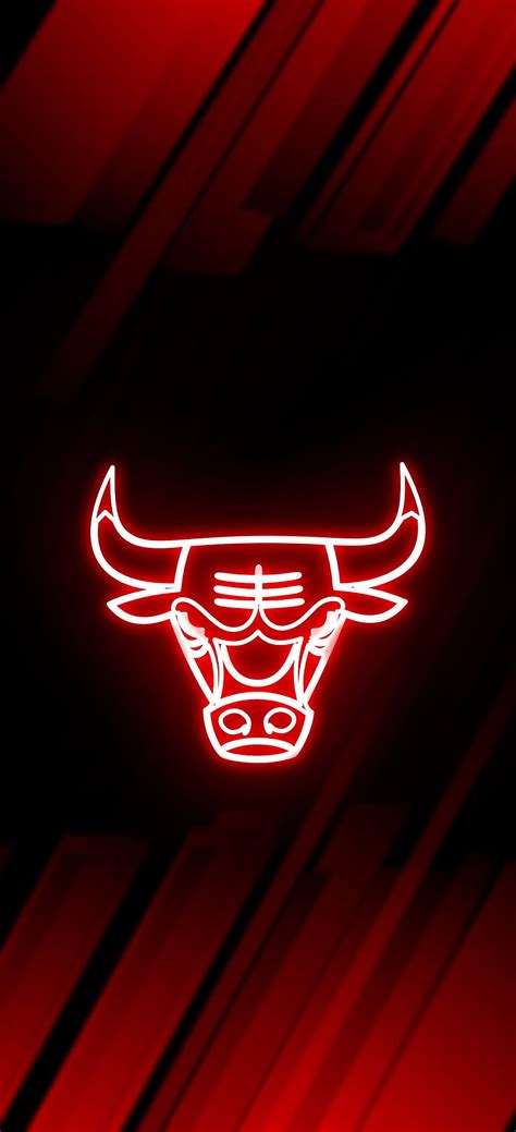 Chicago Bulls Logo Black And Background Hd Phone Wallpaper Pxfuel