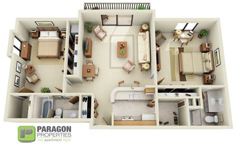 Affordable clean 1 bed 1 bath close to bus line and highway! 2 Bedroom, 2 Bath California Split - Paragon Properties ...