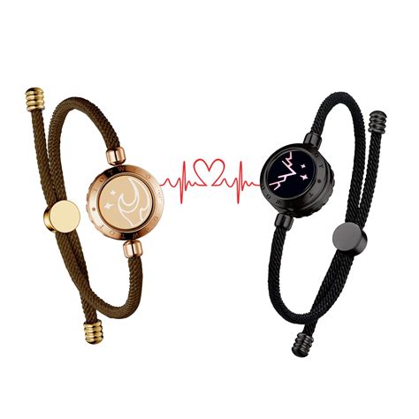 totwoo long distance touch bracelet relationship connection love smart bracelet for couples