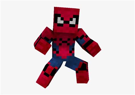 Hd Preview Skin De Spiderman Homecoming Minecraft Free Transparent