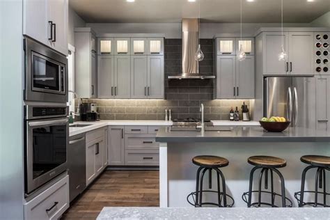 This color is approachable but also coincides with all. Gorgeous Gray Kitchen | Grey kitchen designs, Gray ...