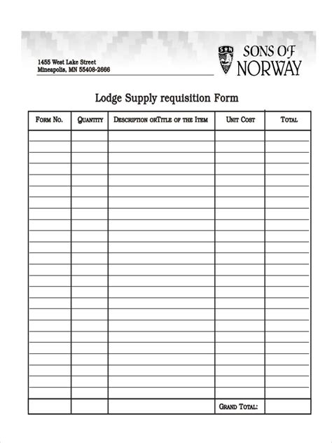 A sample authorization letter would thus be of great assistance in this regard. FREE 9+ Supply Requisition Forms in PDF | Ms Word | Excel
