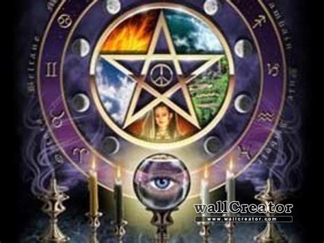 46 Wiccan Pentagram Wallpaper Wallpapersafari