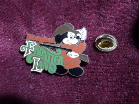 Disney Dlr 1998 Frontierland Mickey Mouse Pin 154 Ebay