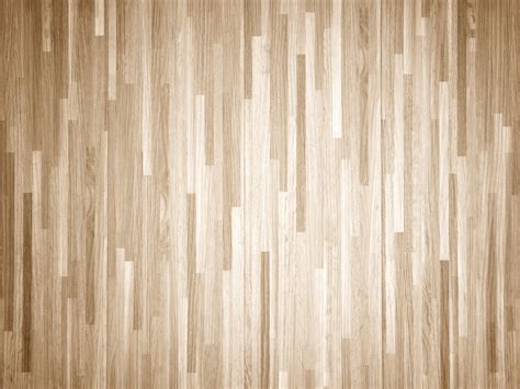 Hardwood Maple Basketball Court Floor Viewed From Above