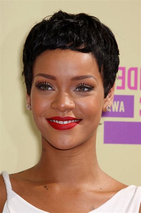 Check spelling or type a new query. Rihanna Short Black Curly Boy Cut for Black Women | Styles ...
