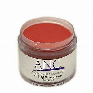 Anc Nail Color Dipping Powder 18 Red Tini 2oz For Sale Online Ebay