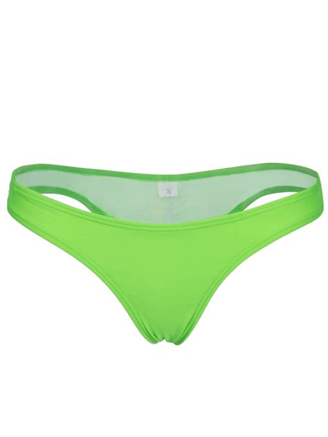 fannyc women s ruched bikini bottom thong swimsuit sexy swimming trunks classic beach bikini