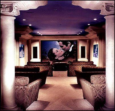 Aren't these home theater designs impressive? Decorating theme bedrooms - Maries Manor: Movie themed ...