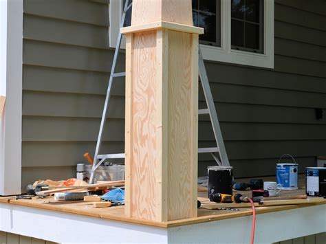 Making Tapered Craftsman Style Columns For The Front Porch Front