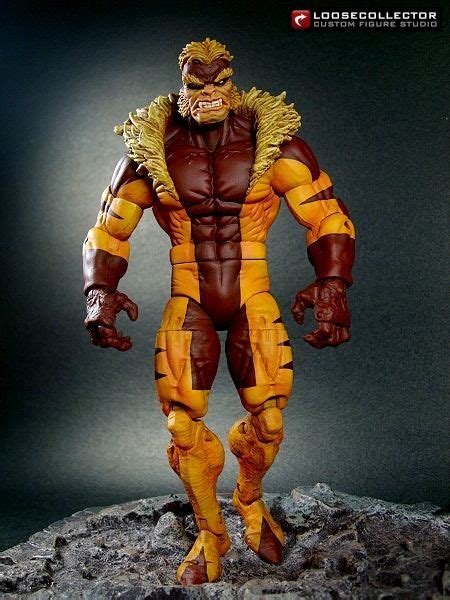 Sabretooth 90s Costume Marvel Legends Custom Action Figure Dc