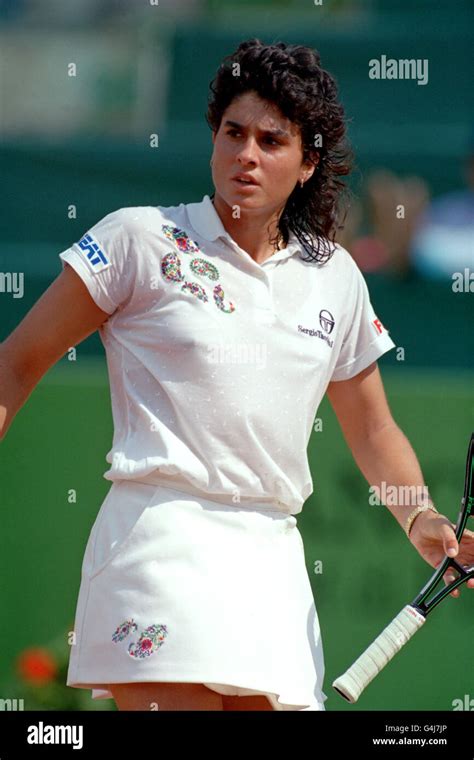 Tennis Italian Open Womens Singles Gabriela Sabatini Argentina