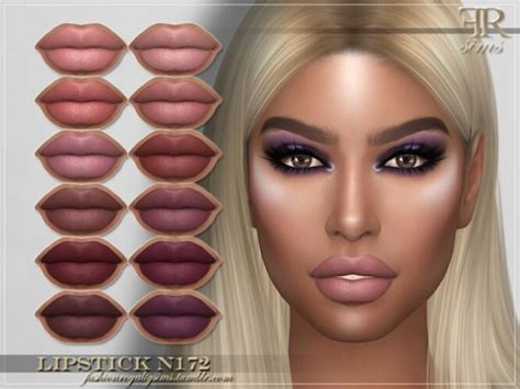 Frs Lipstick N172 By Fashionroyaltysims At Tsr Sims 4 Updates