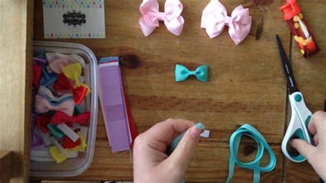 Keep hair neat & stylish with claire's range of hair ties & ponytailers available online with free shipping. Tutorial How to make baby Velcro hair bows perfect for ...