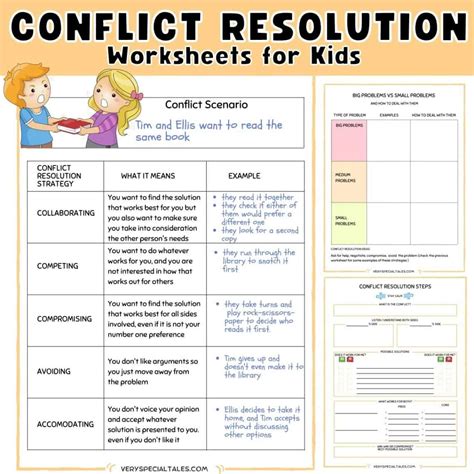 conflict resolution worksheets bundle editable fillable printable pdfs porn sex picture