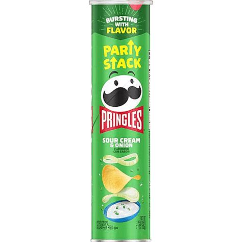 Pringles Sour Cream And Onion Potato Crisps Chips Party Stack Chips