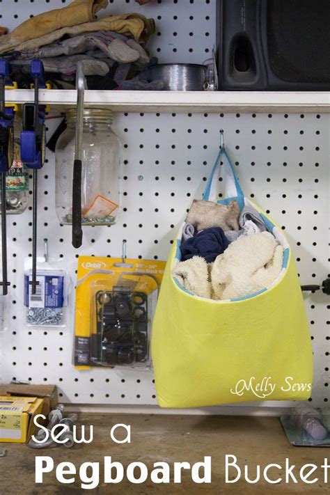 Pegboard Organization Sew A Rag Bucket Melly Sews Sewing