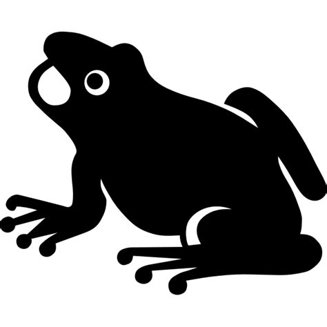 Frog Silhouette Vector Clip Art Free Svg