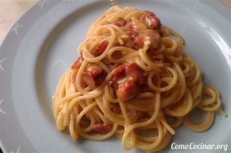 Receta de pasta tal como se hace en italia, sin nata. ¿Cómo cocinar pasta carbonara? - Paperblog
