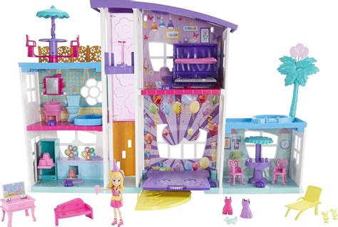 Polly Pocket Playset With 3 Inch Doll And Party Accessories Poppin