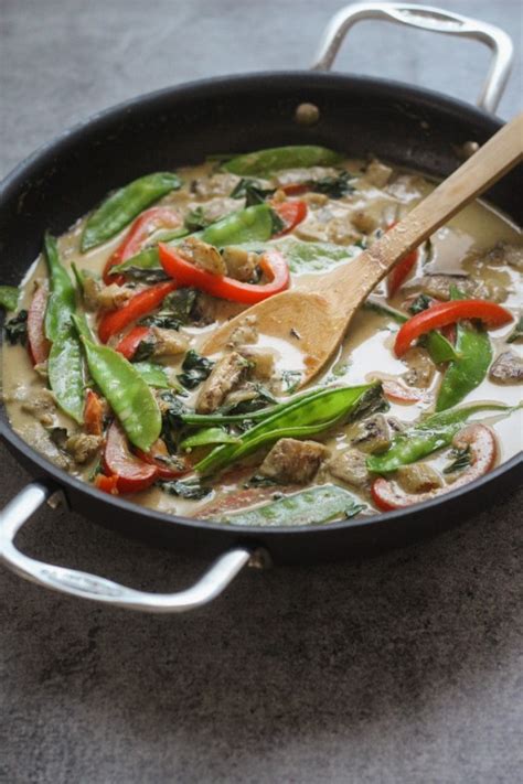 Thai Green Curry With Eggplant Recipe The Wanderlust Kitchen