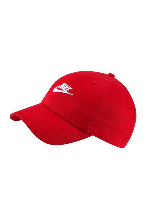 Nike Heritage 86 Futura Washed Cap In Red Stateside Sports