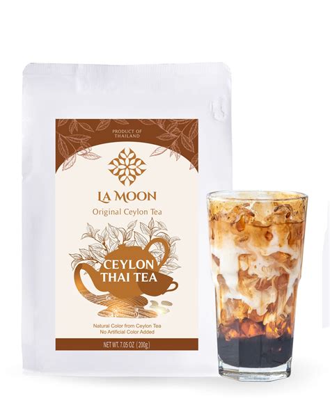 Buy La Moon Tea - Ceylon Thai Tea, Ceylon Black Tea Finest Ground