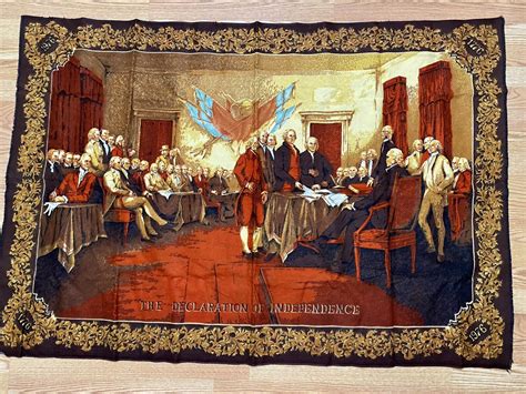 Hamilton Fans-Declaration of Independence Tapestry Rug Blanket TURKEY