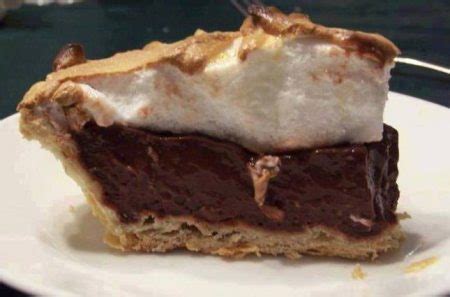 The chocolate meringue pie recipe out of our category chocolate cake! Old Fashioned Chocolate Meringue Pie - Foodgasm Recipes