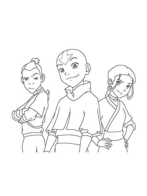 Avatar The Last Airbender Coloring Pages