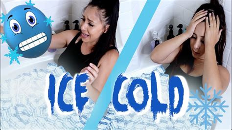 Ice Bath Challenge Freezing Ice Cold Youtube