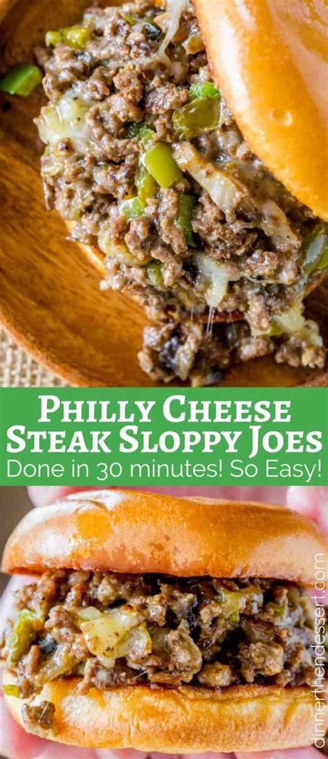 Philly cheesesteak sloppy joes recipe notes. Philly Cheese Steak Sloppy Joes - Dinner, then Dessert
