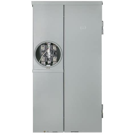 Ge 200 Amp 8 Space 16 Circuit Outdoor Combination Main