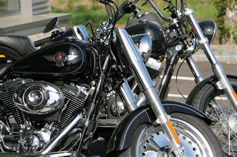 Two Motorcycles Harley Davidson Free Image Download