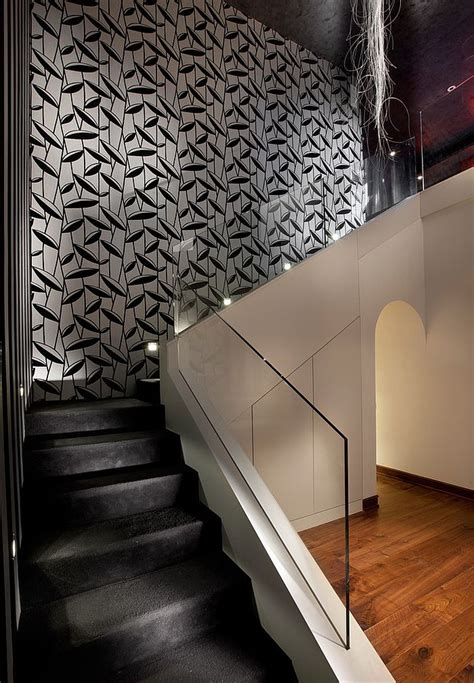 Stairway lighting ideas stairwell decorating staircase wall decor stair walls interior staircase staircase design staircase ideas. 16 Fabulous Ideas That Bring Wallpaper to the Stairway